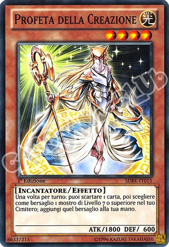 SDBE-IT015 Profeta della Creazione comune 1a Edizione (IT) -GOOD-