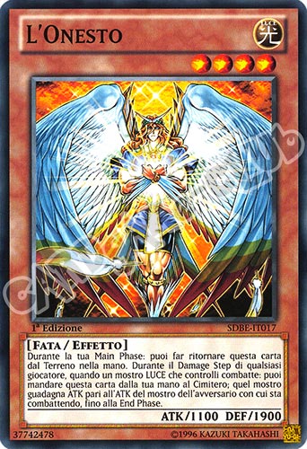 SDBE-IT017 L'Onesto comune 1a Edizione (IT) -NEAR MINT-