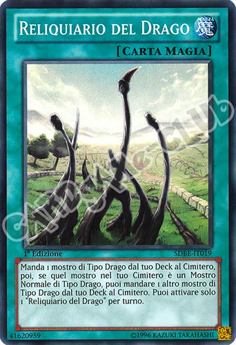 SDBE-IT019 Reliquiario del Drago super rara 1a Edizione (IT) -NEAR MINT-