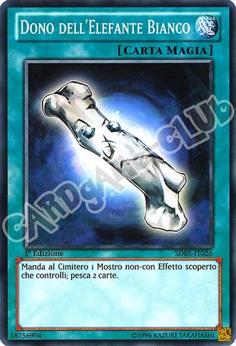 SDBE-IT026 Dono dell'Elefante Bianco comune 1a Edizione (IT) -NEAR MINT-