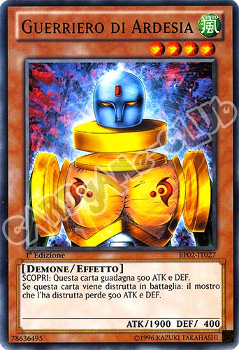 BP02-IT027 Guerriero di Ardesia rara 1a Edizione (IT) -NEAR MINT-