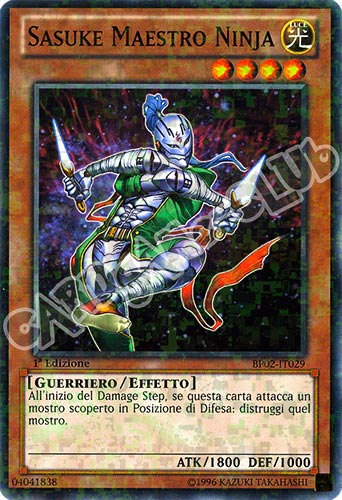 BP02-IT029 Sasuke Maestro Ninja comune mosaico 1a Edizione (IT) -NEAR MINT-