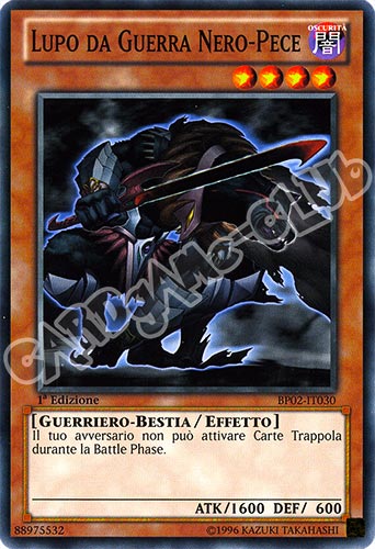 BP02-IT030 Lupo da Guerra Nero-Pece comune 1a Edizione (IT) -NEAR MINT-