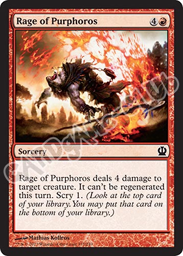137 / 249 Rage of Purphoros comune (EN) -NEAR MINT-