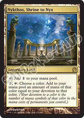 223 / 249 Nykthos, Shrine to Nyx rara (EN) -NEAR MINT-