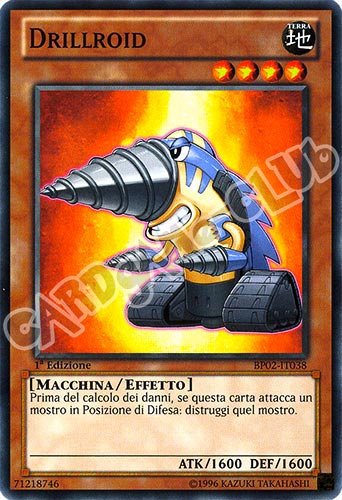 BP02-IT038 Drillroid comune 1a Edizione (IT) -NEAR MINT-