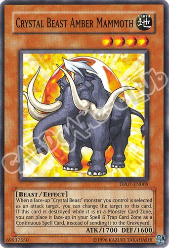 DP07-EN005 Crystal Beast Amber Mammoth comune Unlimited (EN) -NEAR MINT-