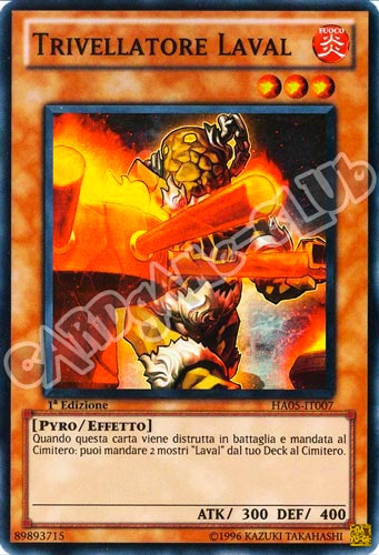 HA05-IT007 Trivellatore Laval super rara 1a Edizione (IT) -GOOD-