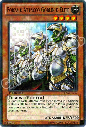 BP02-IT040 Forza d'Attacco Goblin d'Elite comune mosaico 1a Edizione (IT) -NEAR MINT-