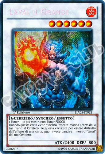 HA05-IT023 Lava il Grande rara segreta 1a Edizione (IT)  -GOOD-