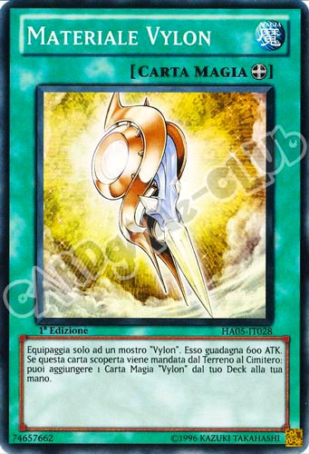 HA05-IT028 Materiale Vylon super rara 1a Edizione (IT)  -GOOD-