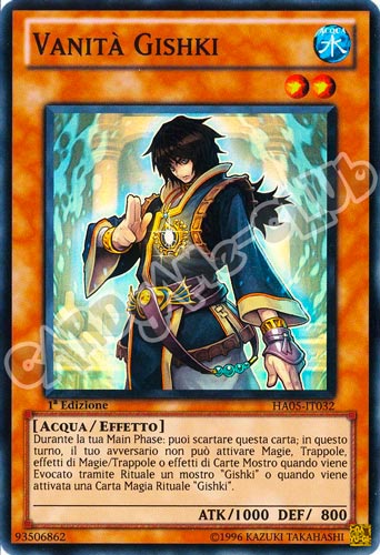 HA05-IT032 Vanita' Gishki super rara 1a Edizione (IT) -GOOD-