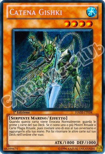 HA05-IT034 Catena Gishki rara segreta 1a Edizione (IT) -GOOD-