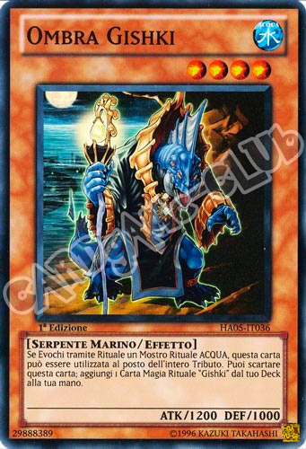 HA05-IT036 Ombra Gishki super rara 1a Edizione (IT) -GOOD-