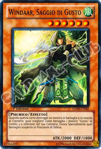 HA05-IT042 Windaar, Saggio di Gusto super rara 1a Edizione (IT) -NEAR MINT-