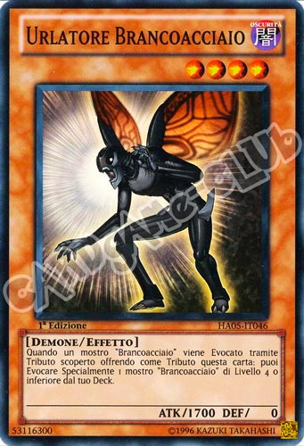 HA05-IT046 Urlatore Brancoacciao super rara 1a Edizione (IT)  -PLAYED-