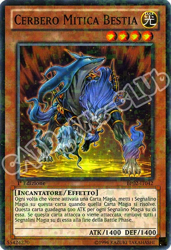 BP02-IT042 Cerbero Mitica Bestia comune mosaico 1a Edizione (IT) -NEAR MINT-