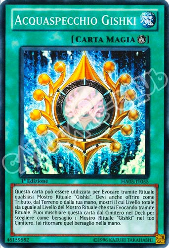HA05-IT055 Acquaspecchio Gishki super rara 1a Edizione (IT) -NEAR MINT-