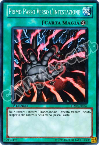 HA05-IT057 Primo Passo Verso l'Infestazione super rara 1a Edizione (IT) -NEAR MINT-