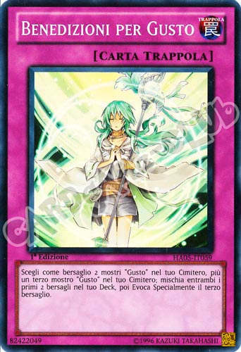 HA05-IT059 Benedizioni per Gusto super rara 1a Edizione (IT) -NEAR MINT-