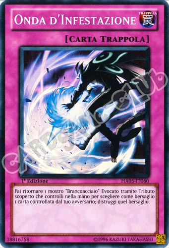 HA05-IT060 Onda D'Infestazione super rara 1a Edizione (IT) -NEAR MINT-