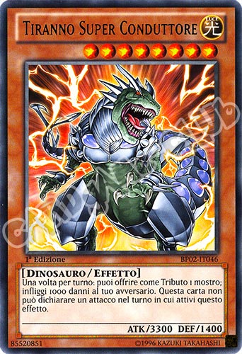 BP02-IT046 Tiranno Super Conduttore rara 1a Edizione (IT) -NEAR MINT-