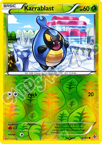006 / 101 Karrablast comune foil reverse (EN) -NEAR MINT-