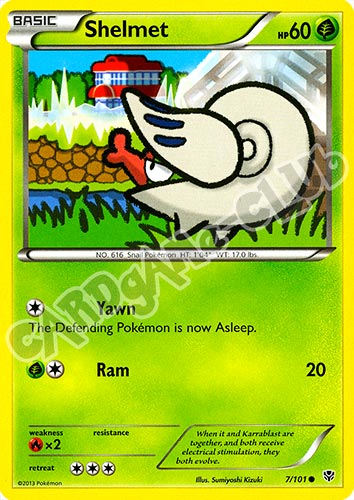 007 / 101 Shelmet comune (EN) -NEAR MINT-