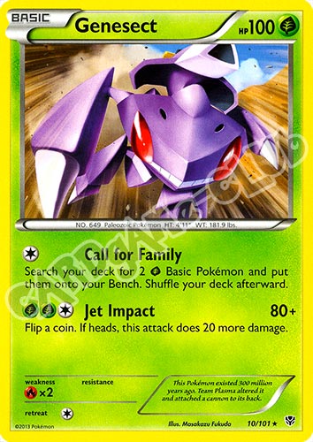 010 / 101 Genesect rara (EN) -NEAR MINT-