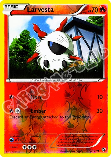 012 / 101 Larvesta comune foil reverse (EN) -NEAR MINT-