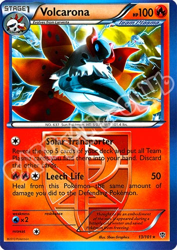 013 / 101 Volcarona rara (EN) -NEAR MINT-