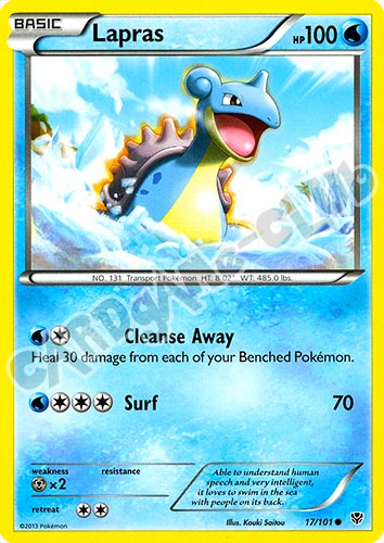 017 / 101 Lapras comune (EN) -NEAR MINT-