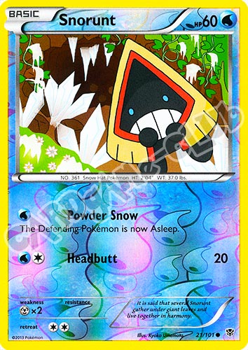 021 / 101 Snorunt comune foil reverse (EN) -NEAR MINT-