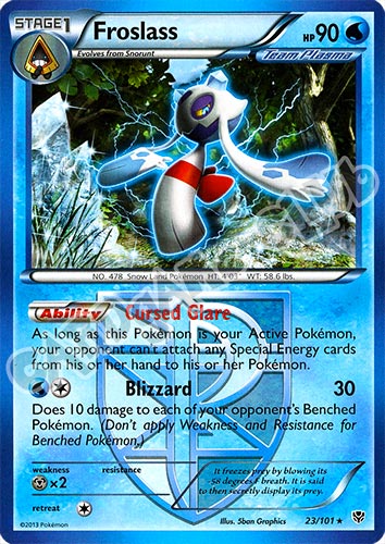 023 / 101 Froslass rara (EN) -NEAR MINT-