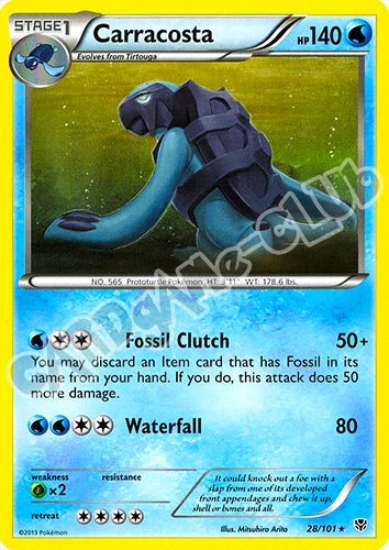 028 / 101 Carracosta rara (EN) -NEAR MINT-