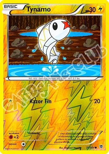 031 / 101 Tynamo comune foil reverse (EN) -NEAR MINT-