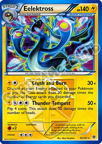 033 / 101 Eelektross rara foil (EN) -NEAR MINT-