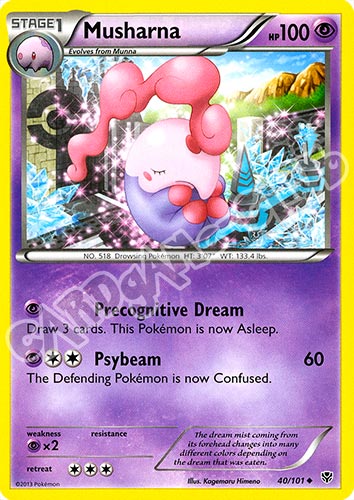 040 / 101 Musharna non comune (EN) -NEAR MINT-