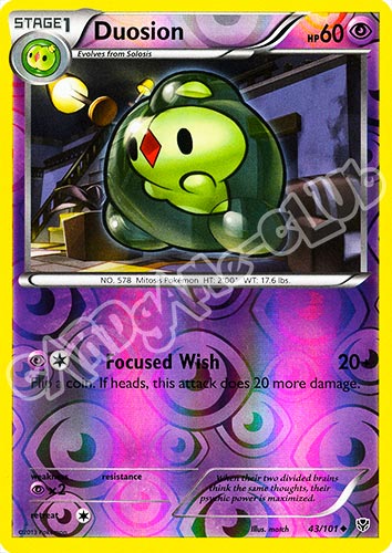 043 / 101 Duosion non comune foil reverse (EN) -NEAR MINT-