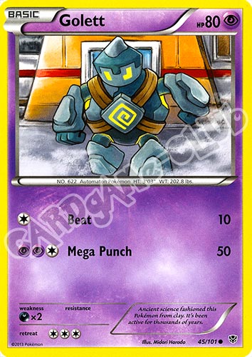 045 / 101 Golett comune (EN) -NEAR MINT-