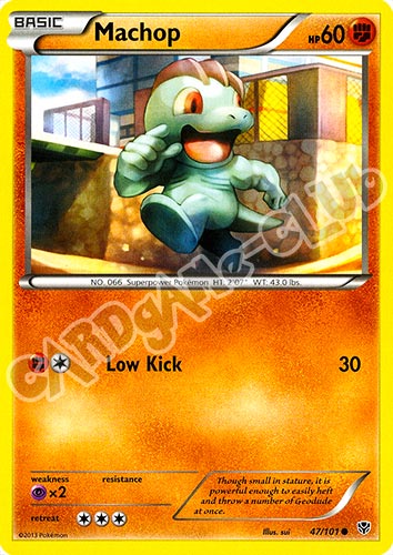 047 / 101 Machop comune (EN) -NEAR MINT-