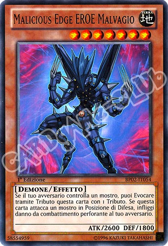 BP02-IT054 Malicious Edge EROE Malvagio rara 1a Edizione (IT) -NEAR MINT-