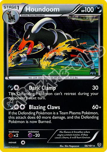 056 / 101 Houndoom rara foil (EN) -NEAR MINT-