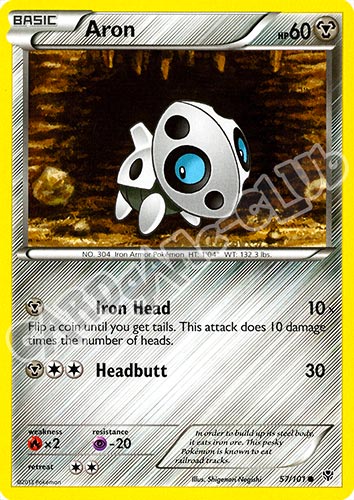 057 / 101 Aron comune (EN) -NEAR MINT-