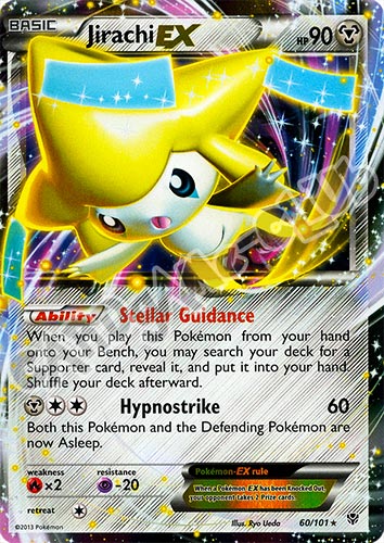 060 / 101 Jirachi EX rara ex foil (EN) -NEAR MINT-