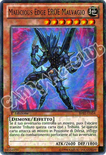 BP02-IT054 Malicious Edge EROE Malvagio rara mosaico 1a Edizione (IT) -NEAR MINT-