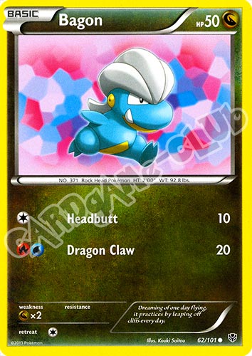 062 / 101 Bagon comune (EN) -NEAR MINT-