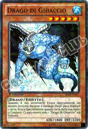 BP02-IT057 Drago di Ghiaccio comune mosaico 1a Edizione (IT) -NEAR MINT-