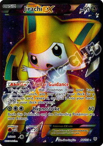 098 / 101 Jirachi EX rara ex foil (EN) -NEAR MINT-