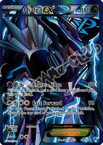 099 / 101 Dialga EX rara ex foil (EN) -NEAR MINT-